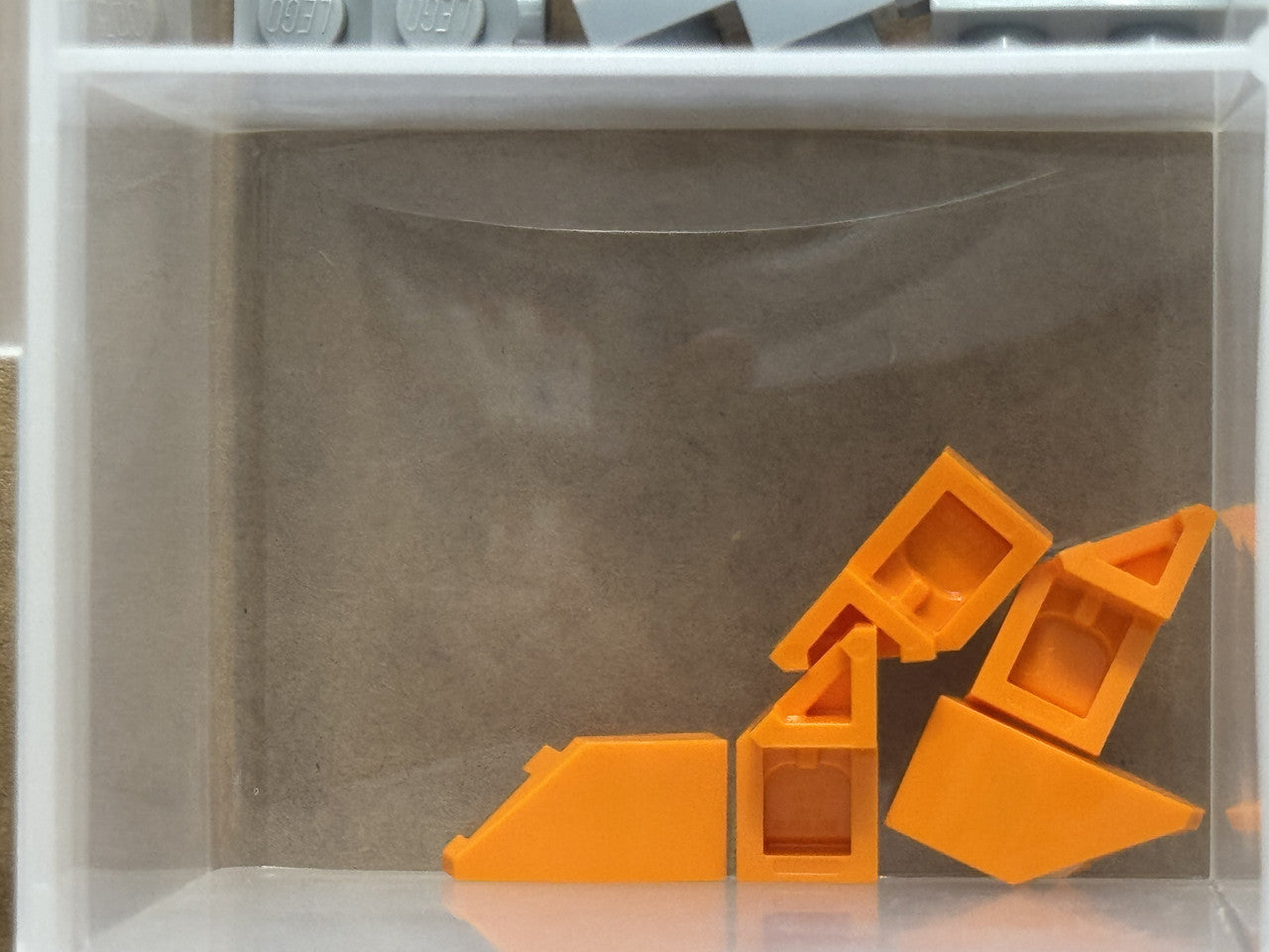 LEGO Parts - Orange Wedge 2 x 1 x 2/3 Right - No 29119 - QTY 5