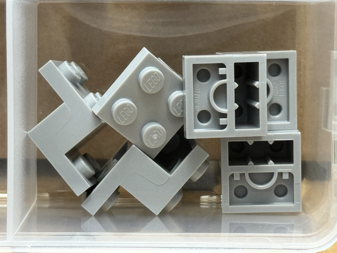 LEGO Parts - Light Bluish Gray Bracket 3 x 2 x 1 1/3 - No 73562 - QTY 5