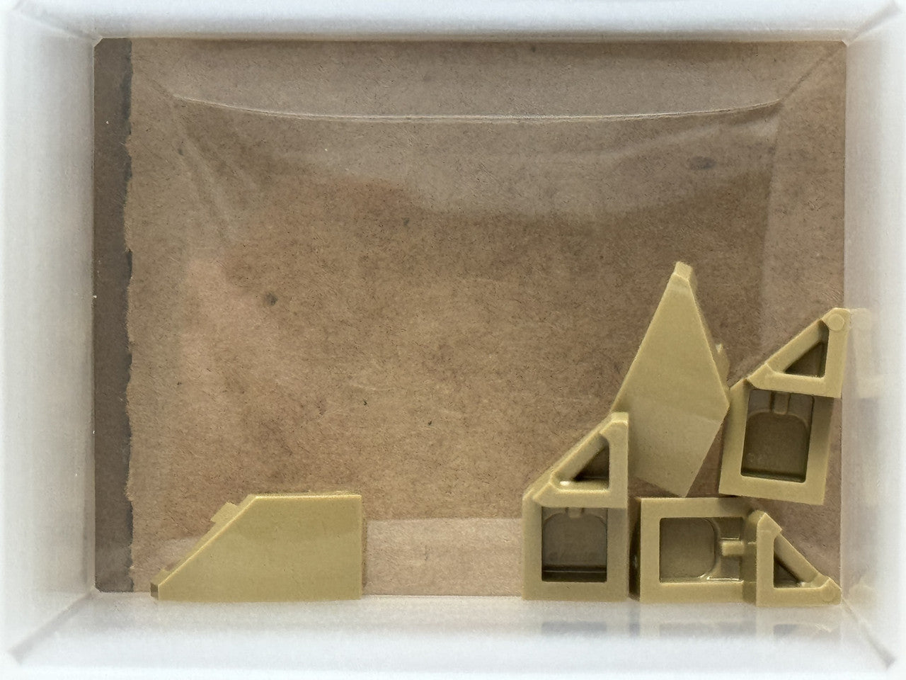 LEGO Parts - Dark Tan Wedge 2 x 1 x 2/3 Right - No 29119 - QTY 5