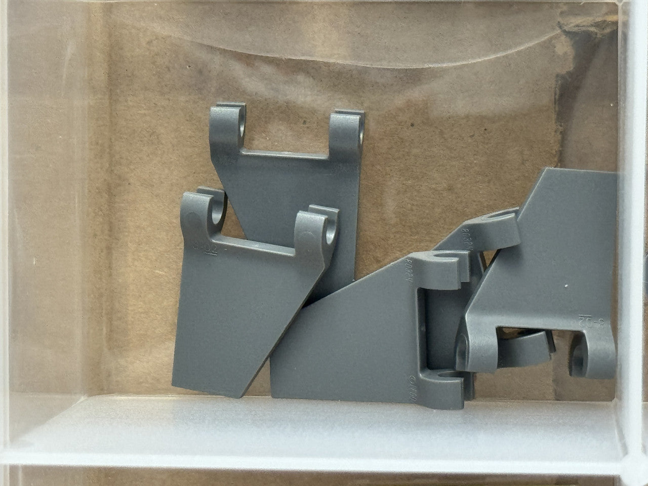 LEGO Parts - Dark Bluish Gray Flag 2 x 2 Trapezoid Flared - No 80324 - QTY 5