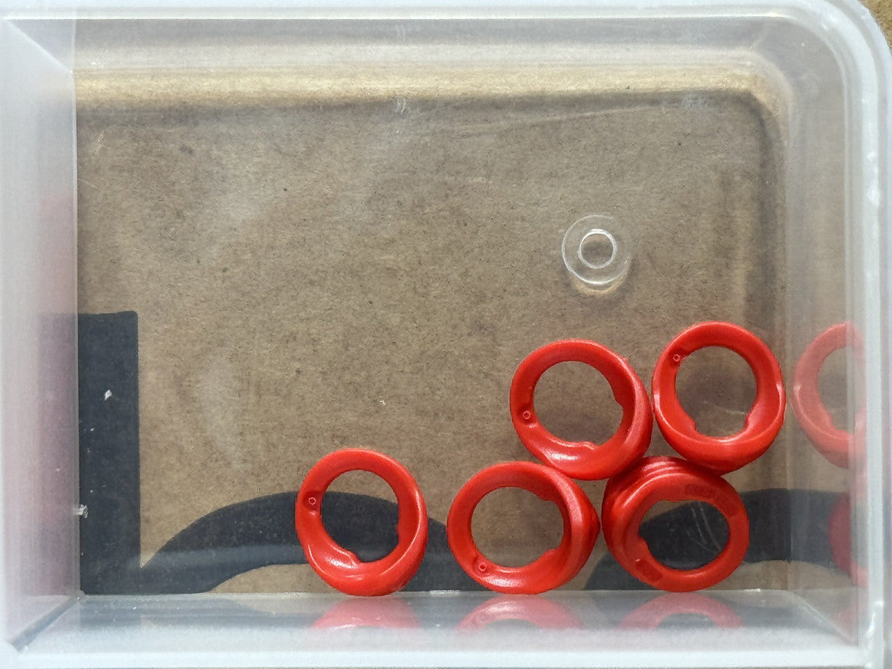 LEGO Parts - Red Minifigure Bandana Ninja - No 15619 - QTY 5