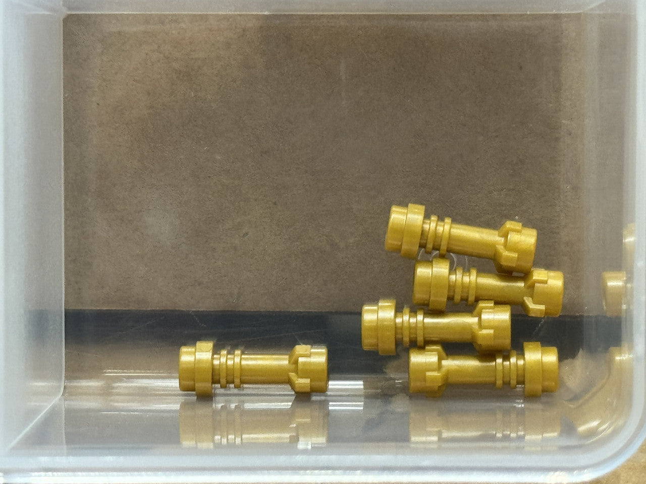 LEGO Parts - Pearl Gold Minifigure, Weapon Lightsaber Hilt - No 64567 - QTY 5