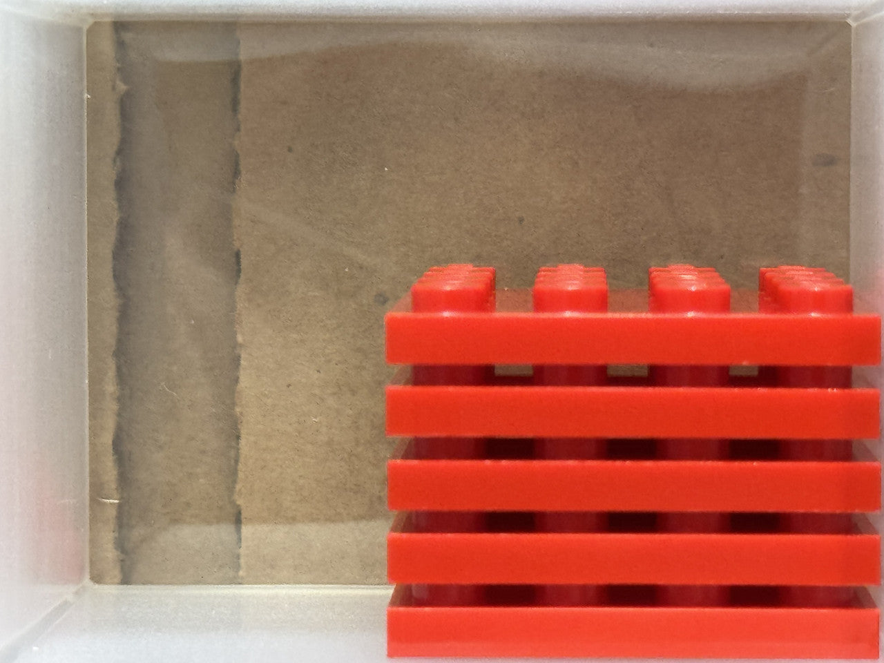 LEGO Parts - Red Plate 4 x 4 - No 3031 - QTY 5