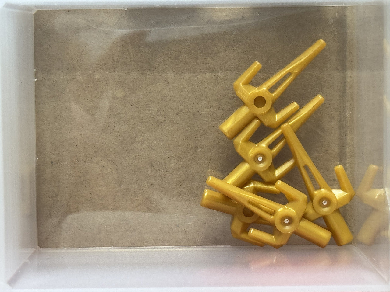LEGO Parts - Pearl Gold Minifigure, Weapon Sai - No 98139 - QTY 5