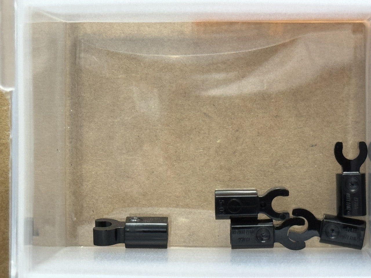 LEGO Parts - Black Bar Holder with Clip - No 11090 - QTY 5