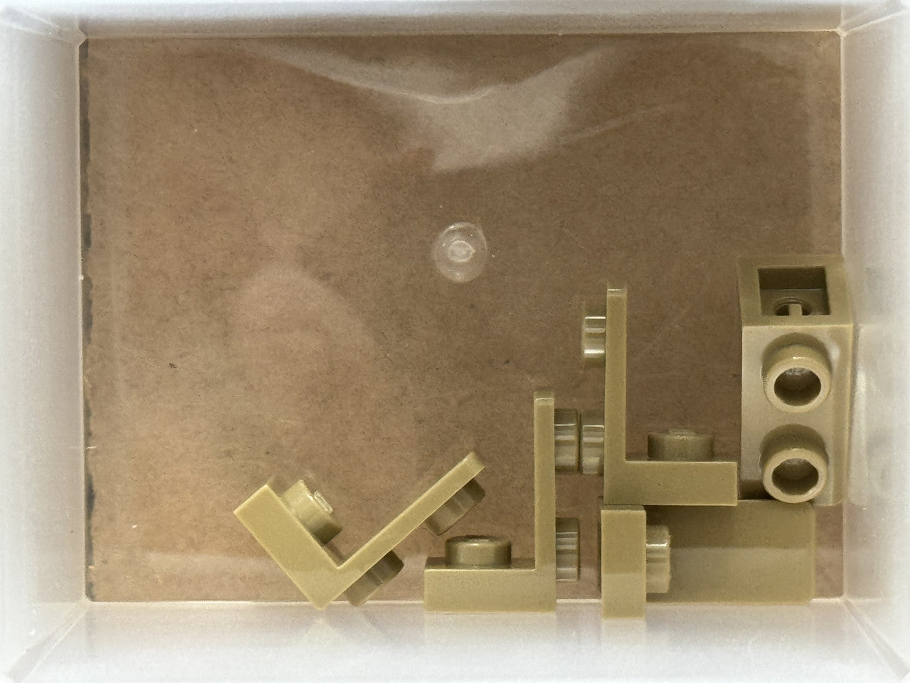 LEGO Parts - Dark Tan Bracket 1 x 1 - 1 x 2 Inverted - No 73825 - QTY 5
