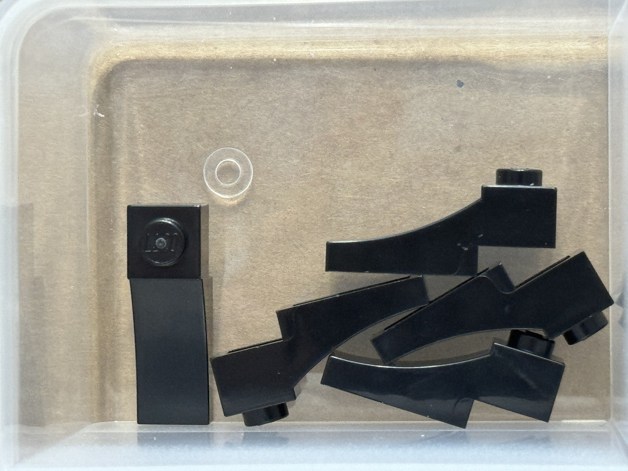 LEGO Parts - Black Arch 1 x 3 Inverted - No 70681 - QTY 5