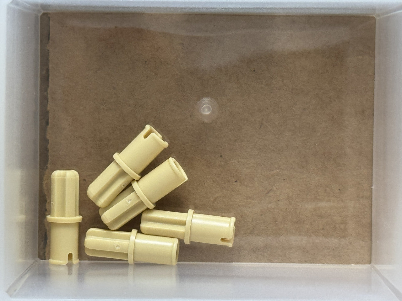 LEGO Parts - Tan Technic, Axle 1L with Pin - No 3749 - QTY 5
