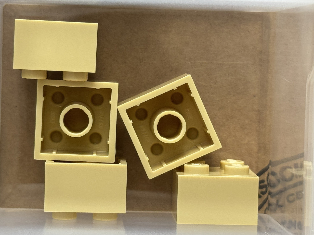 LEGO Parts - Tan Brick 2 x 2 - No 3003 - QTY 5