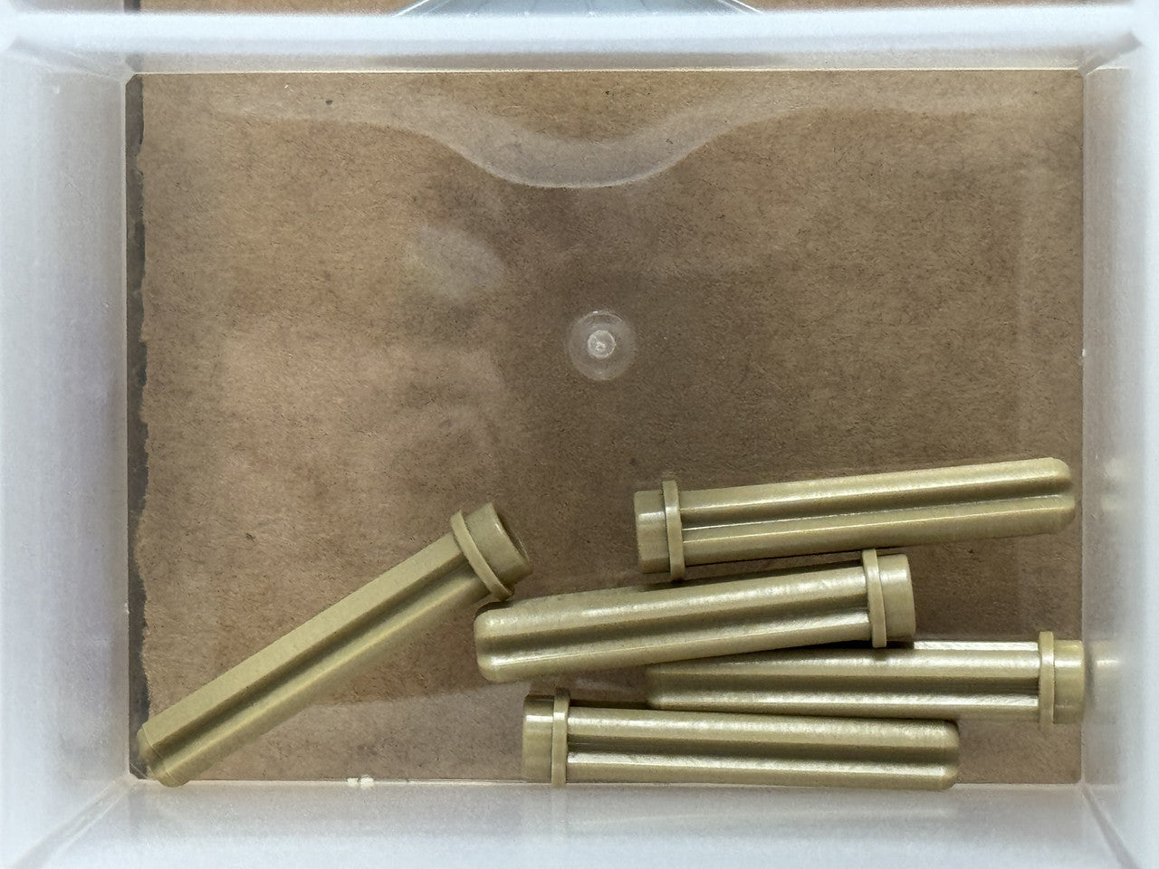 LEGO Parts - Dark Tan Technic, Axle 3L with Stud - No 6587 - QTY 5