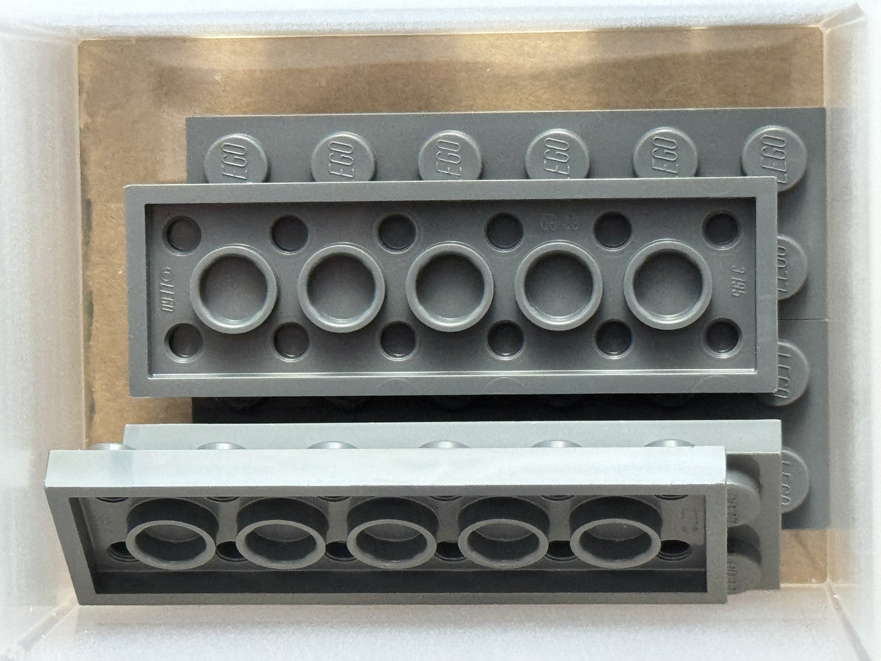 LEGO Parts - Dark Bluish Gray Plate 2 x 6 - No 3795 - QTY 5