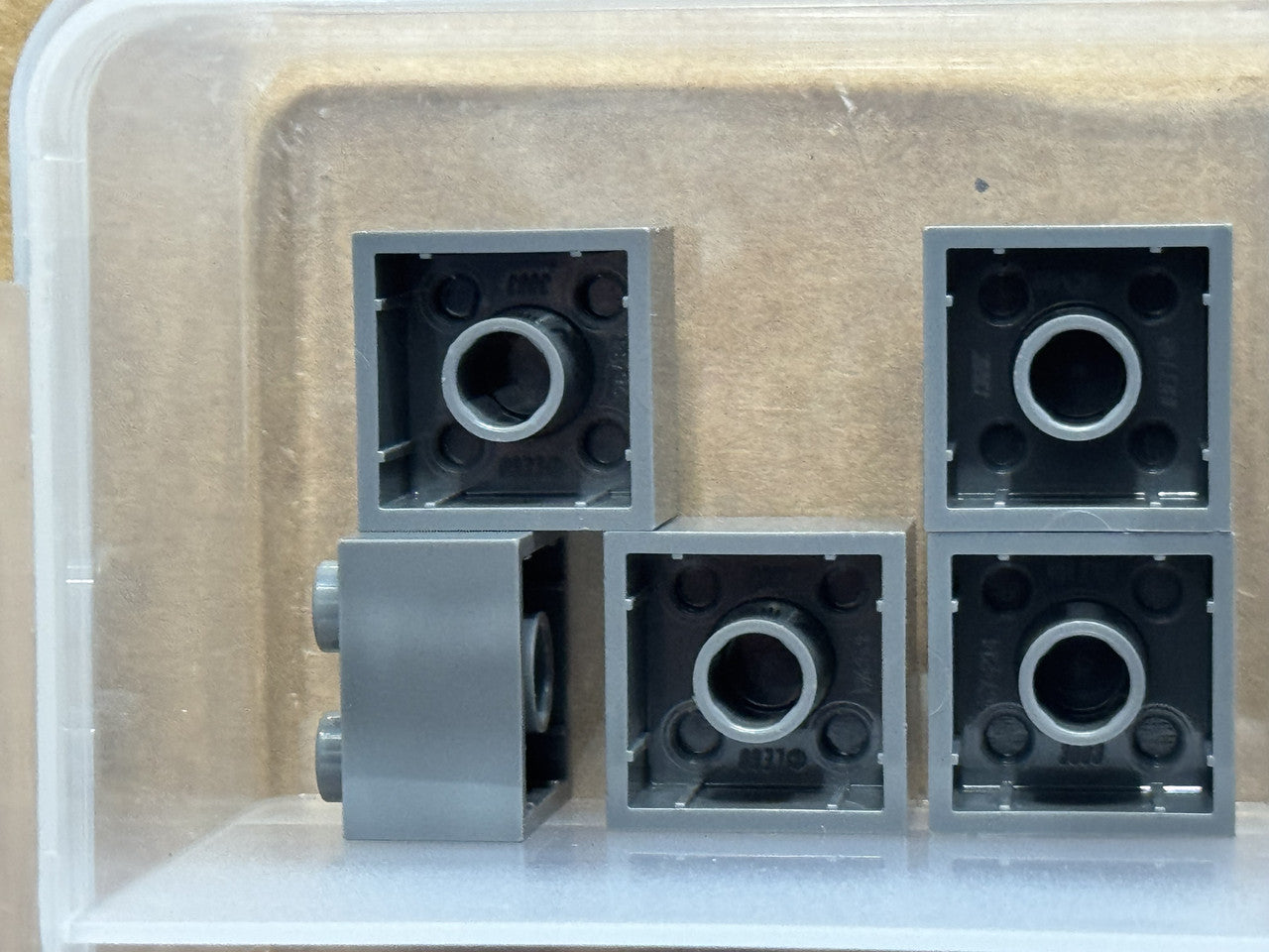 LEGO Parts - Dark Bluish Gray Brick 2 x 2 - No 3003 - QTY 5