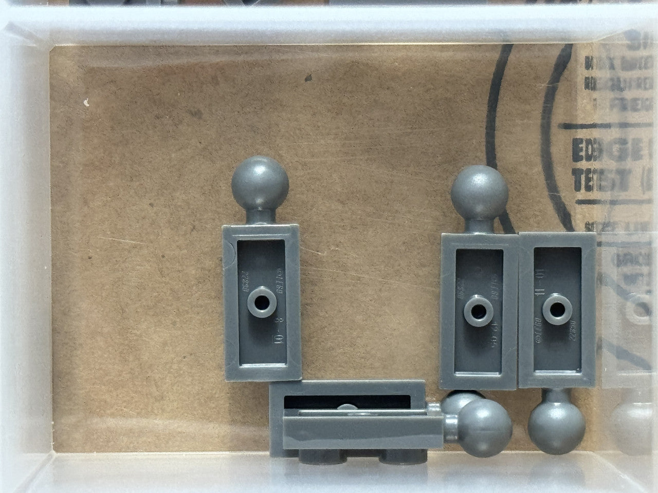LEGO Parts - Dark Bluish Gray Plate 1 x 2 Tow Ball on End - No 22890 - QTY 5