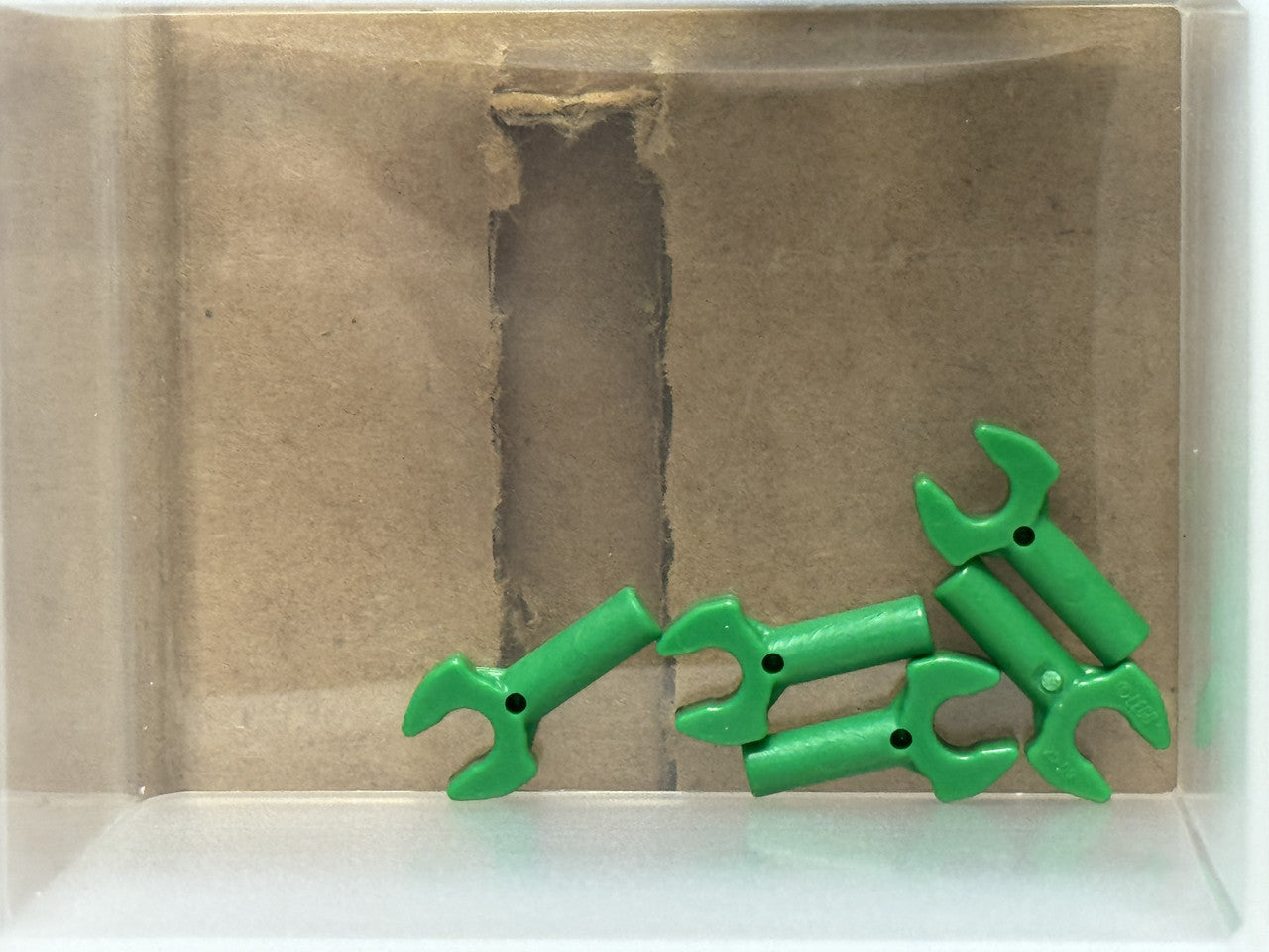 LEGO Parts - Green Bar 1L with Clip Mechanical Claw - No 48729b - QTY 5
