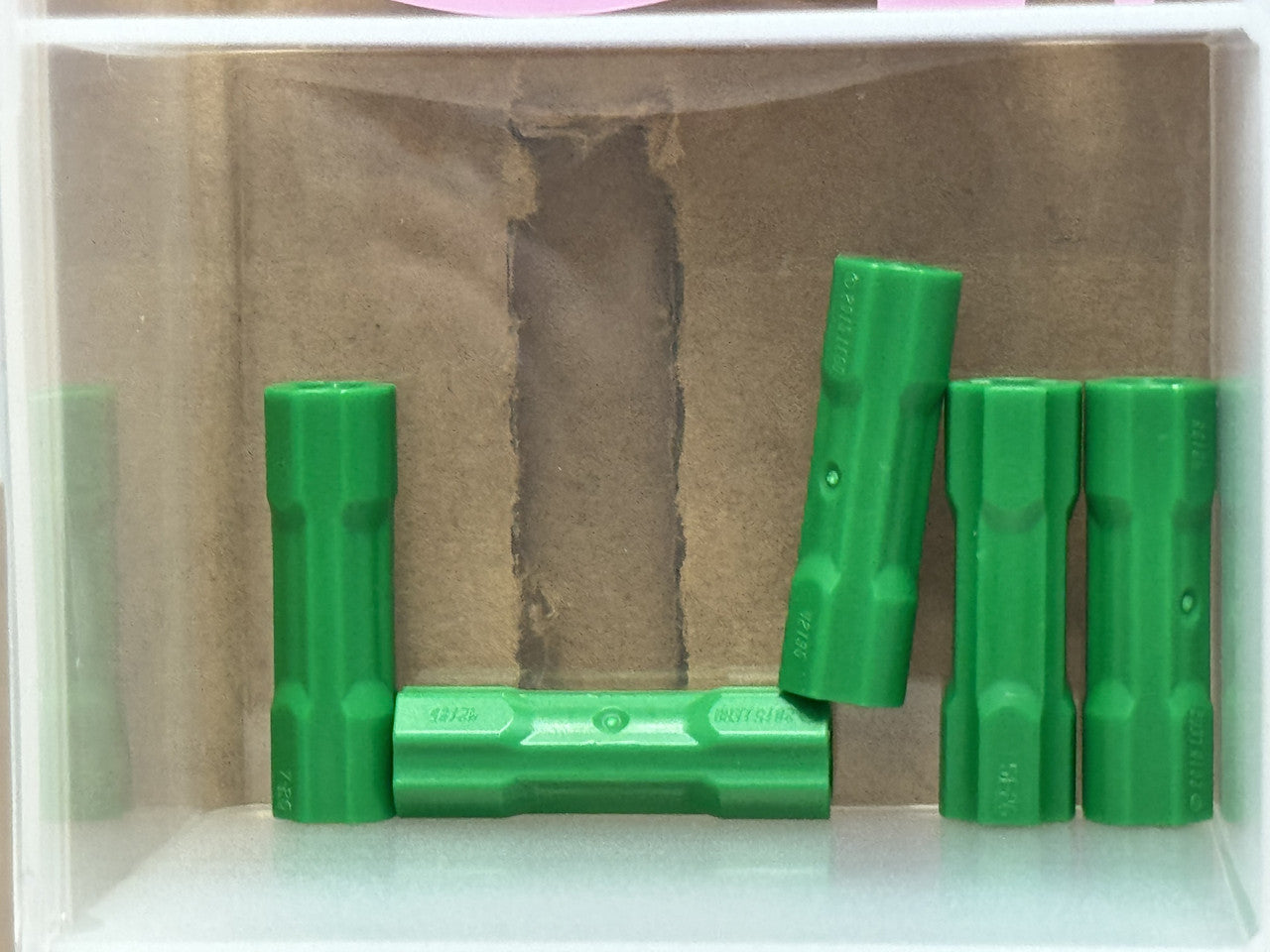 LEGO Parts - Green Technic, Axle Connector 3L - No 26287 - QTY 5