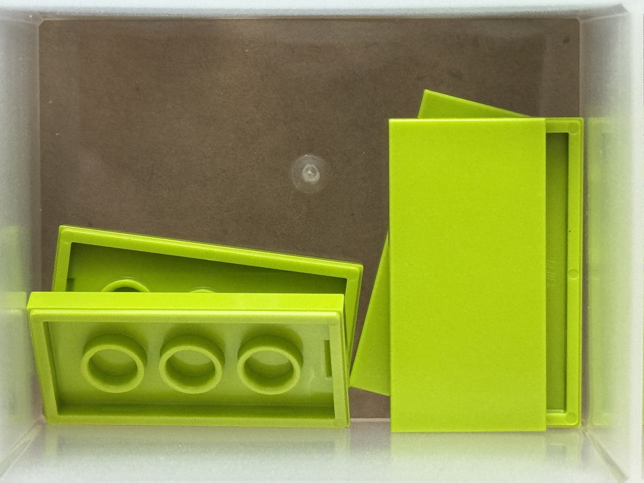 LEGO Parts - Lime Tile 2 x 4 - No 87079 - QTY 5