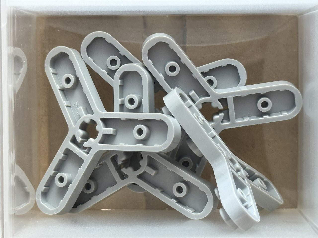 LEGO Parts - Light Bluish Gray Technic, Plate Rotor 3 Blade - No 32125 - QTY 5