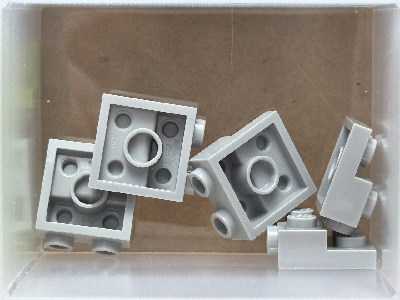 LEGO Parts - Light Bluish Gray Plate 2 x 2 x 2/3 2 Studs Side - No 4304 - QTY 5