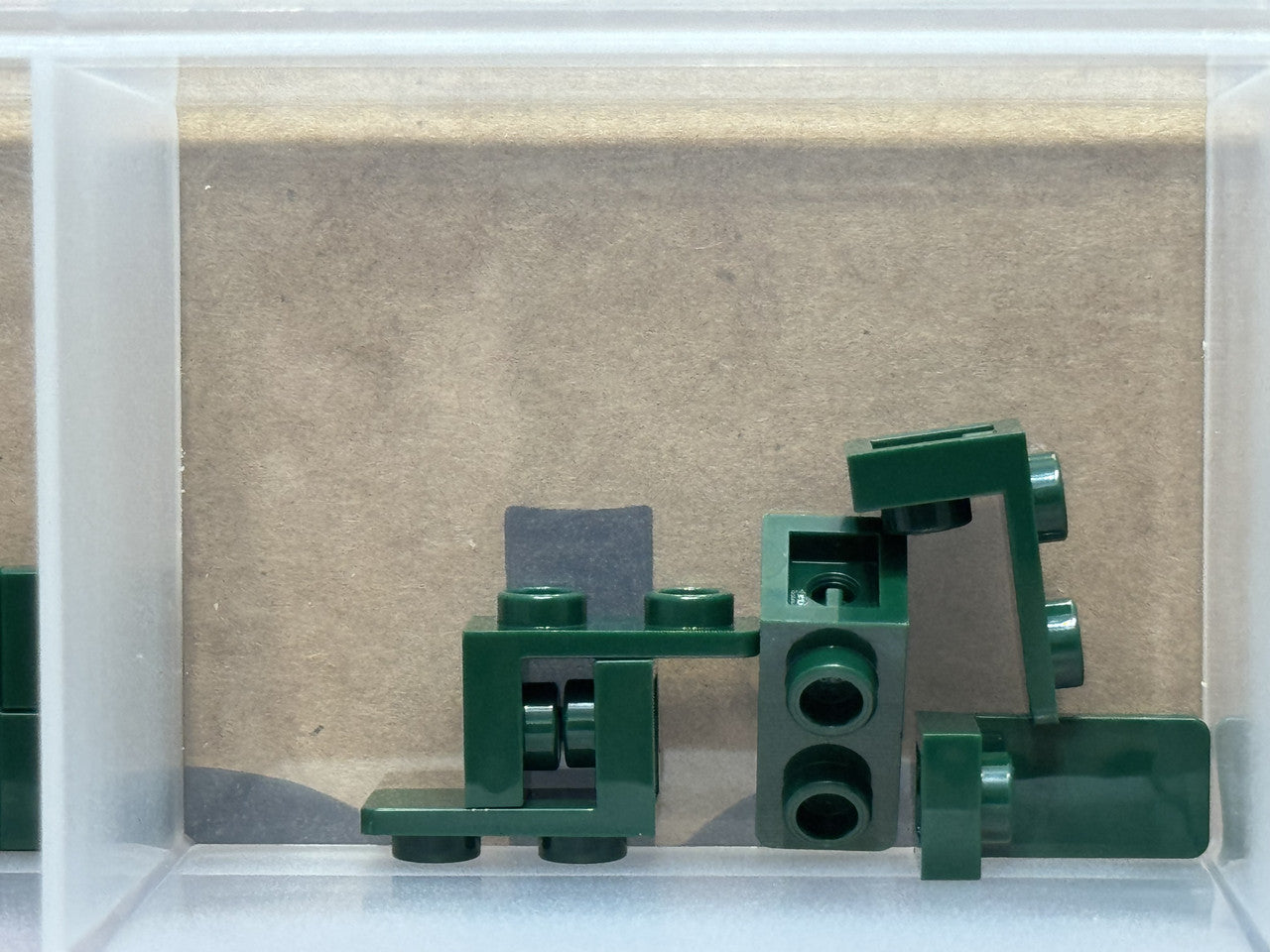 LEGO Parts - Dark Green Bracket 1 x 1 - 1 x 2 Inverted - No 73825 - QTY 5