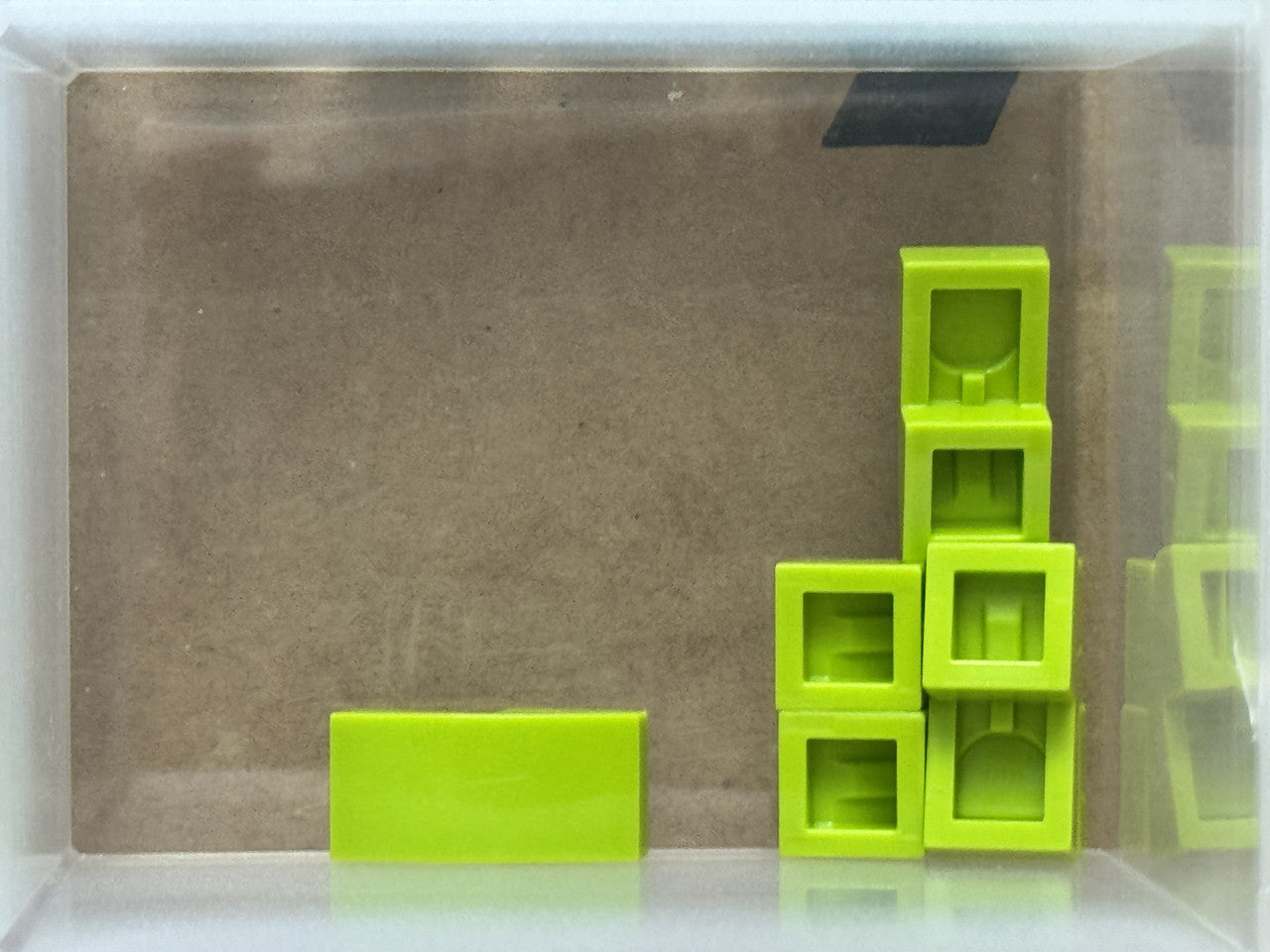 LEGO Parts - Lime Slope, Curved 2 x 1 x 2/3 - No 11477 - QTY 5