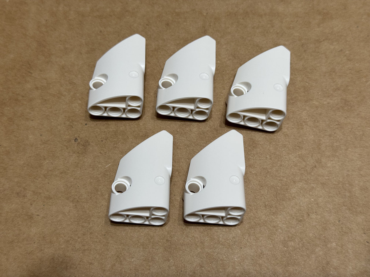 LEGO Parts - White Technic, Panel Fairing # 1 - No 87080 - QTY 5