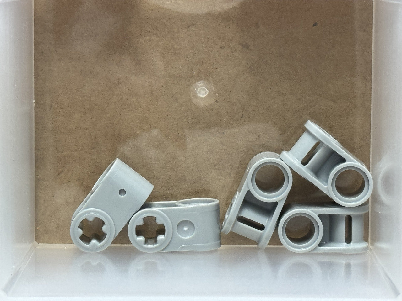 LEGO Parts - Light Bluish Gray Technic, Axle Pin Perpendicular - No 6536 - QTY 5