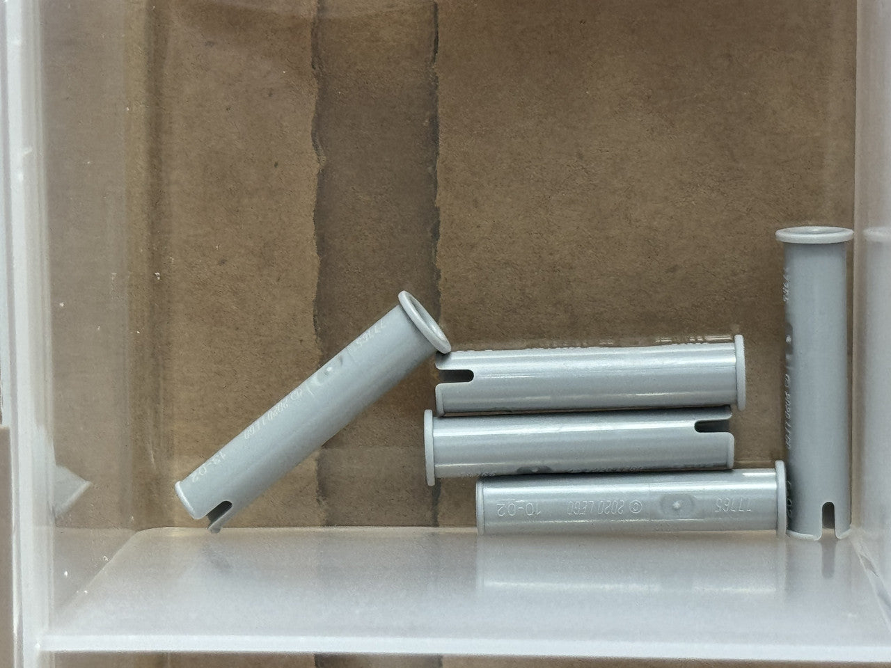 LEGO Parts - Light Bluish Gray Technic, Pin 3L with Stop - No 77765 - QTY 5