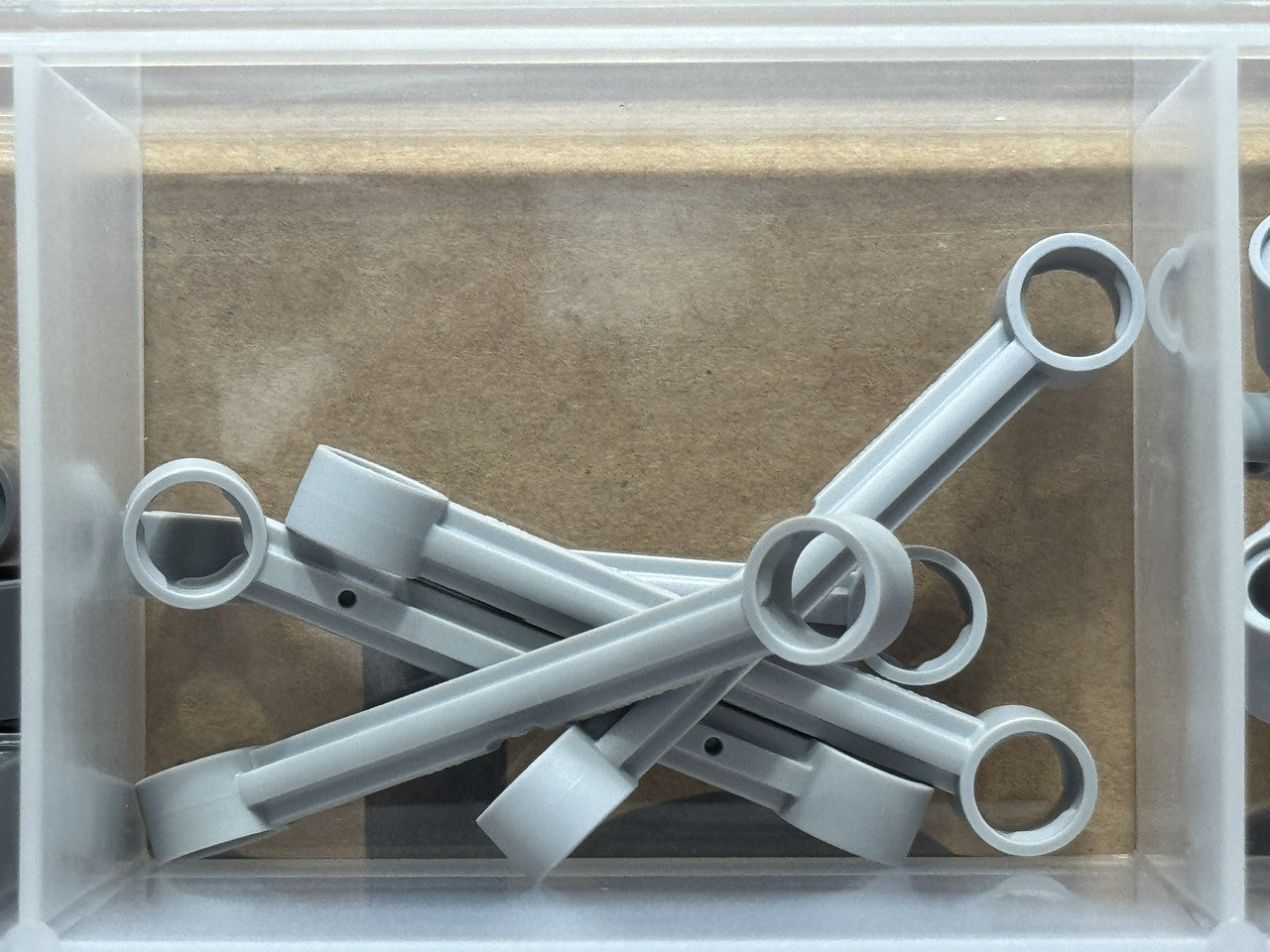 LEGO Parts - Light Bluish Gray Technic, Link 1 x 6 - No 4514 - QTY 5