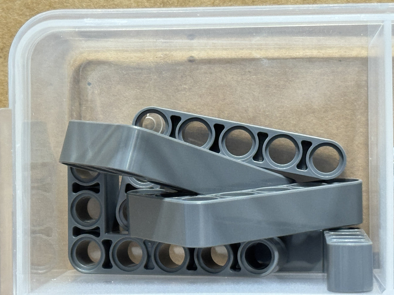 LEGO Parts - Dark Bluish Gray Technic Bent L-Shape 3 x 5 - No 32526 - QTY 5