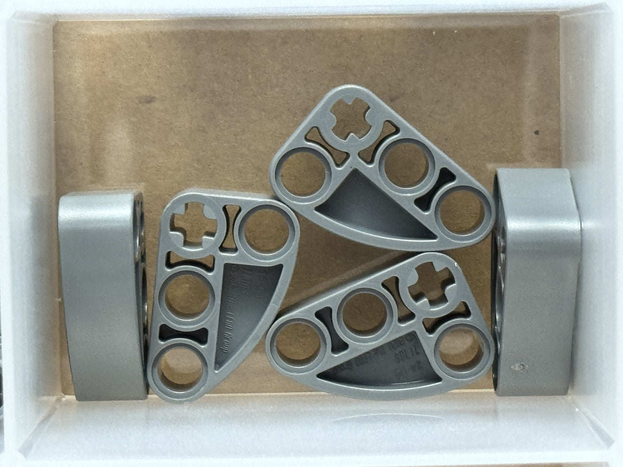 LEGO Parts - Dark Bluish Gray Technic L-Shape Ellipse 2 x 3 - No 71708 - QTY 5