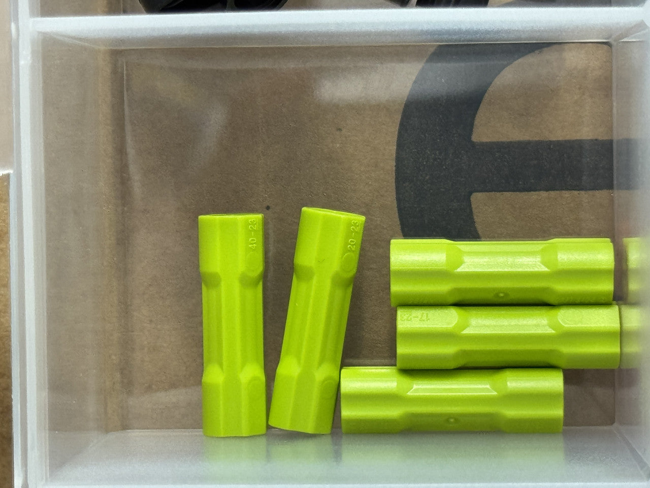 LEGO Parts - Lime Technic, Axle Connector 3L - No 26287 - QTY 5