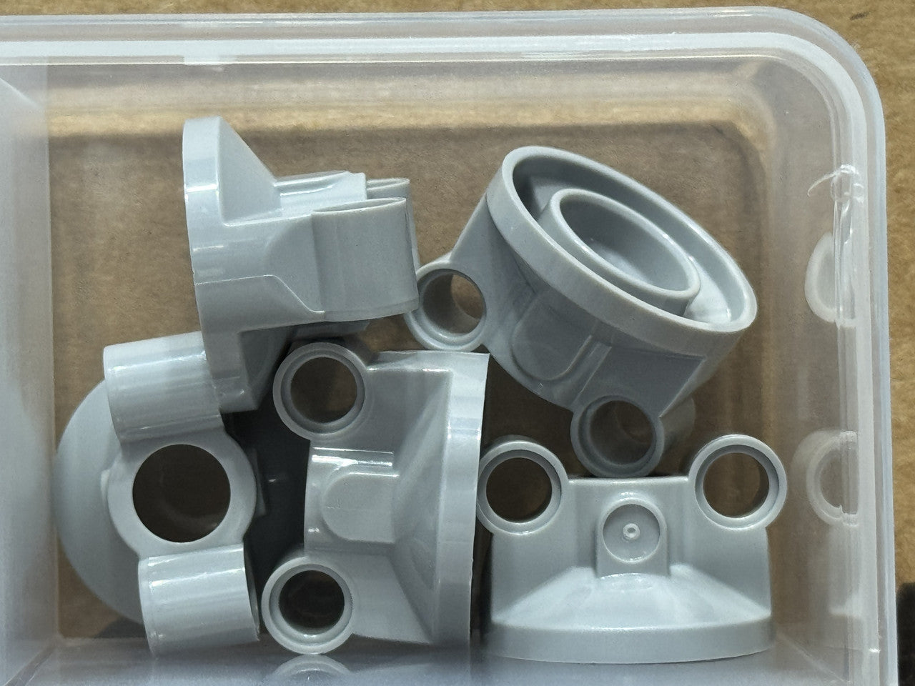 LEGO Parts - Light Bluish Gray Technic, Steering Hub 2 Pin - No 11950 - QTY 5