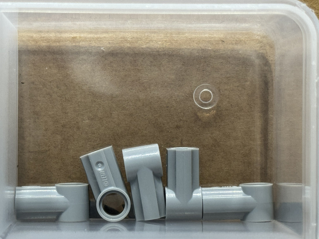 LEGO Parts - Light Bluish Gray Technic, Axle Pin Angled #1 - No 32013 - QTY 5