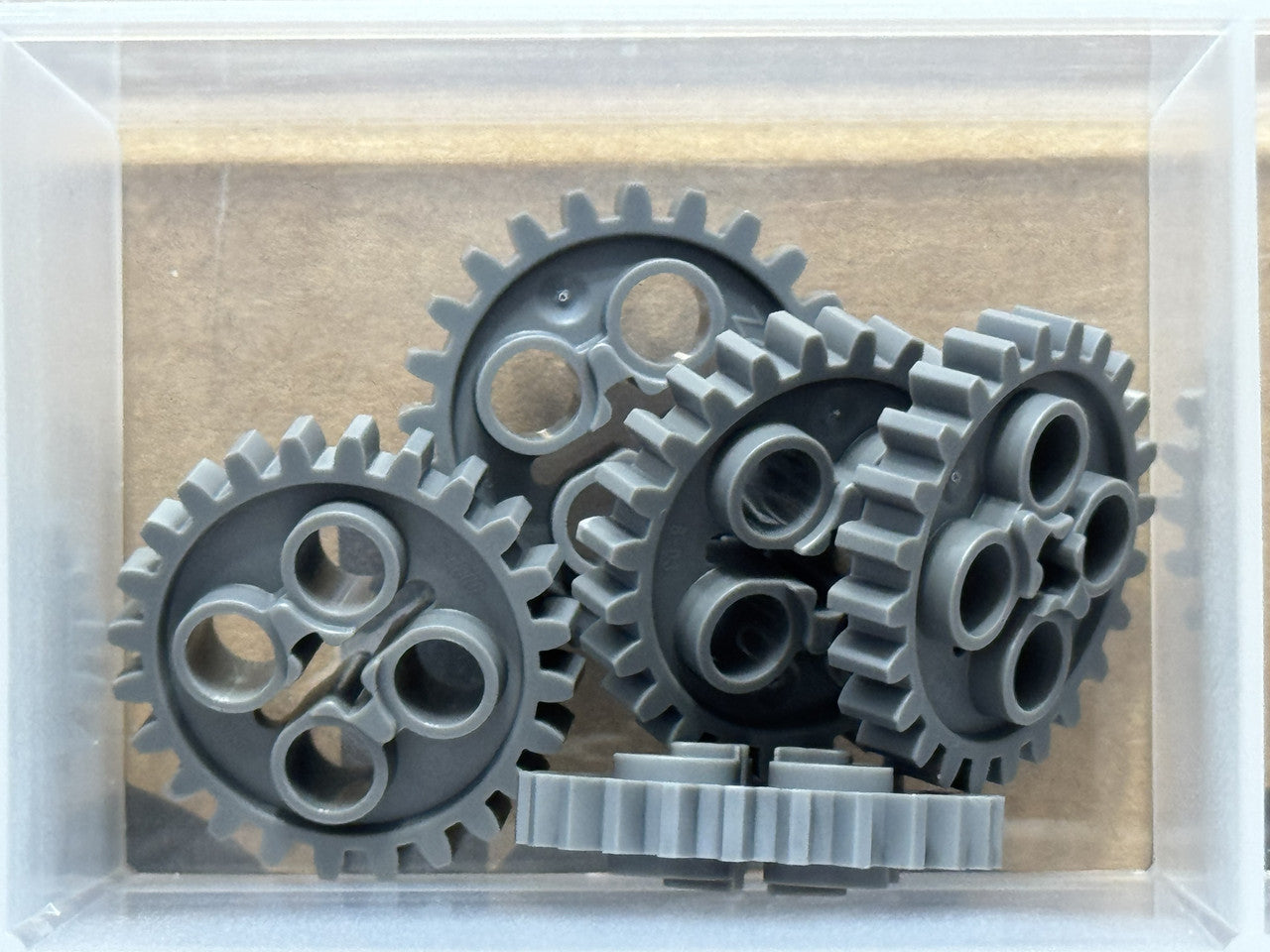 LEGO Parts - Dark Bluish Gray Technic, Gear 24 Tooth Axle Hole - No 3648 - QTY 5