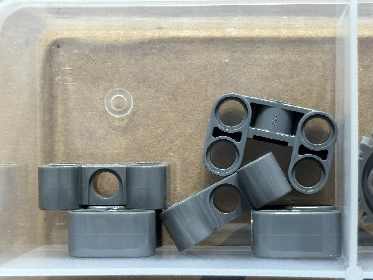 LEGO Parts - Dark Bluish Gray Technic, Liftarm U-Shape 2 x 3 - No 3167 - QTY 5
