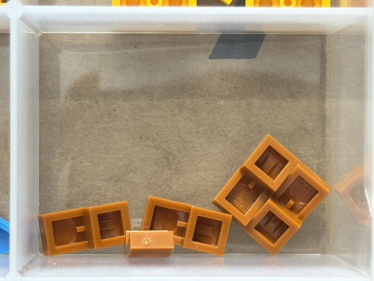 LEGO Parts - Dark Orange Slope, Curved 2 x 1 x 2/3 - No 11477 - QTY 5