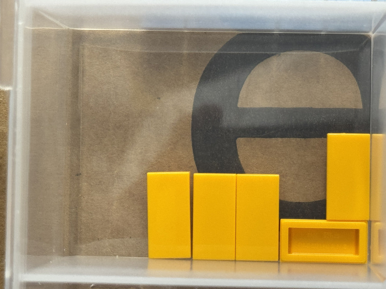 LEGO Parts - Bright Light Orange Tile 1 x 2 - No 3069 - QTY 5