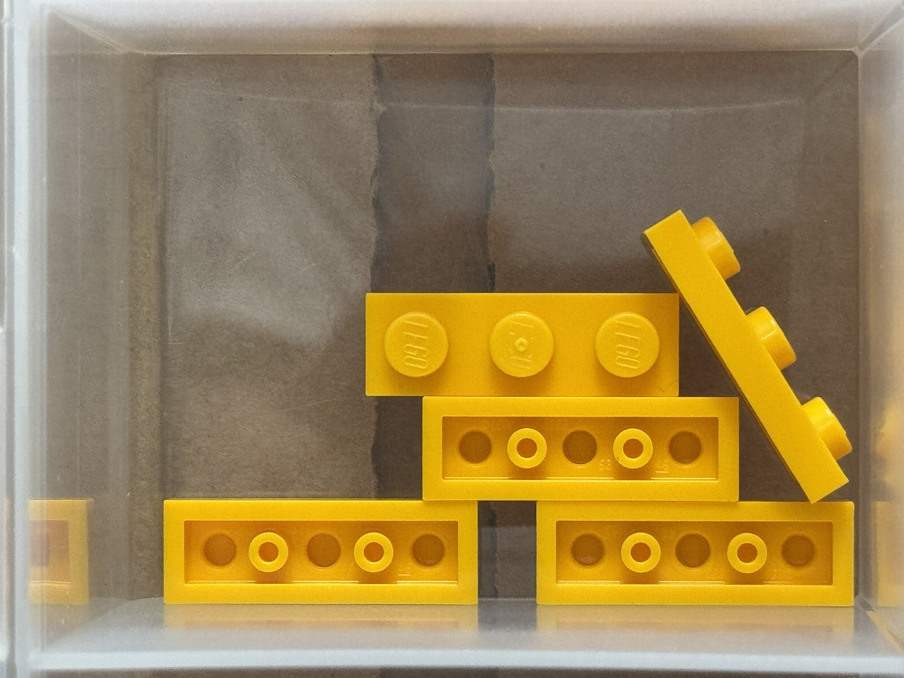 LEGO Parts - Bright Light Orange Plate 1 x 3 - No 3623 - QTY 5