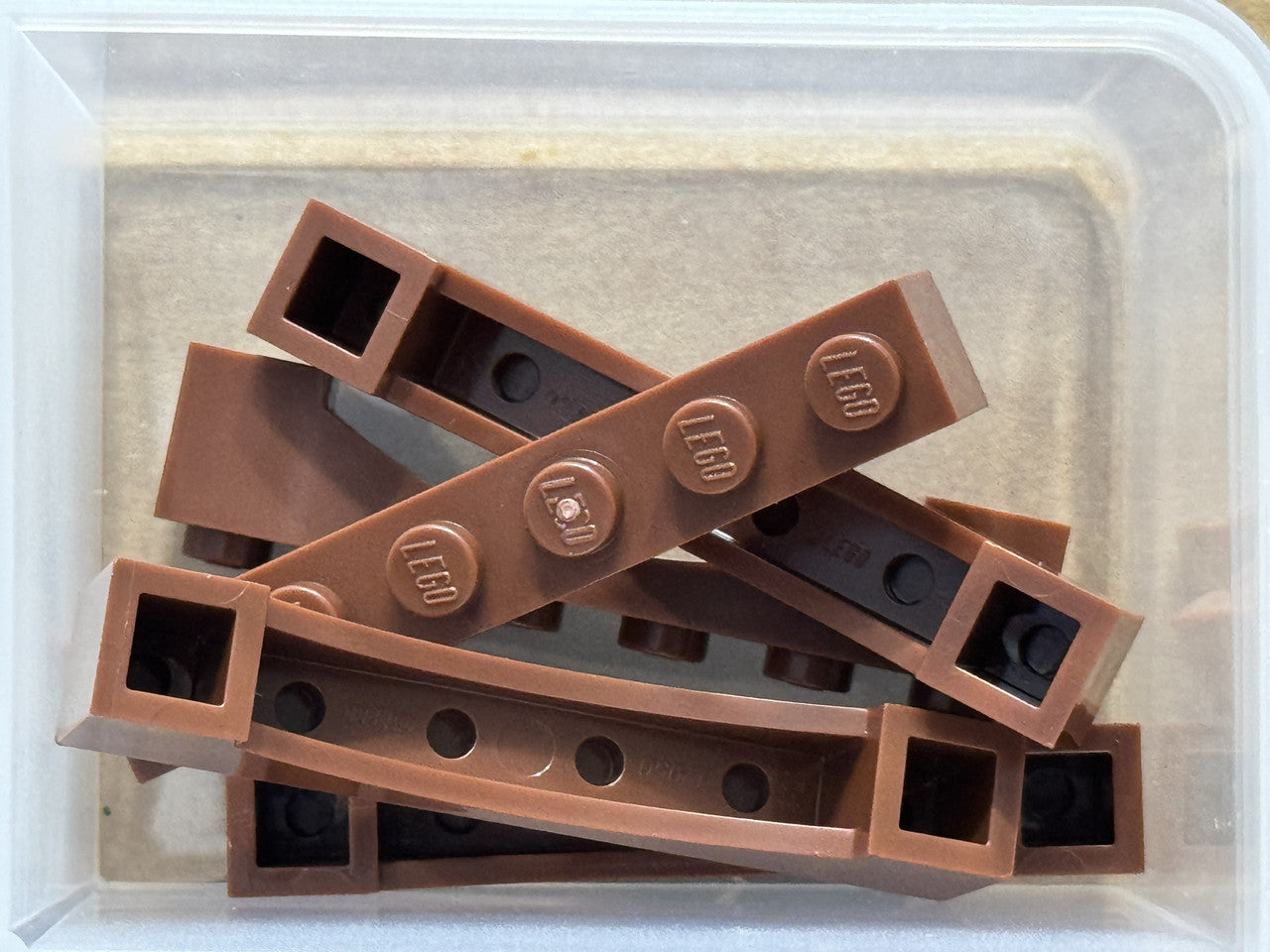 LEGO Parts - Reddish Brown Arch 1 x 6 Raised Arch - No 92950 - QTY 5