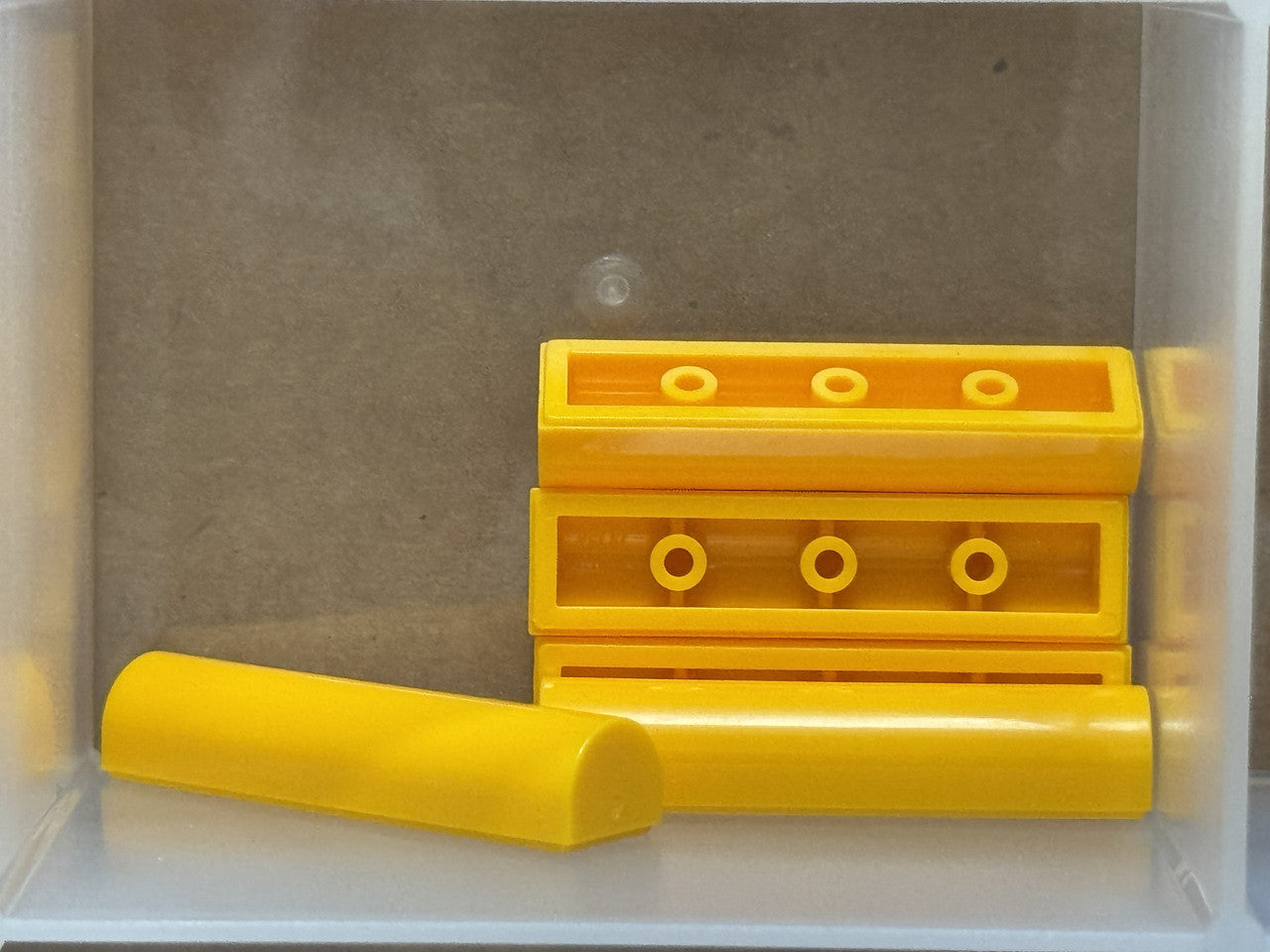 LEGO Parts - Bright Light Orange Slope, Curved 1 x 4 Double - No 79756 - QTY 5