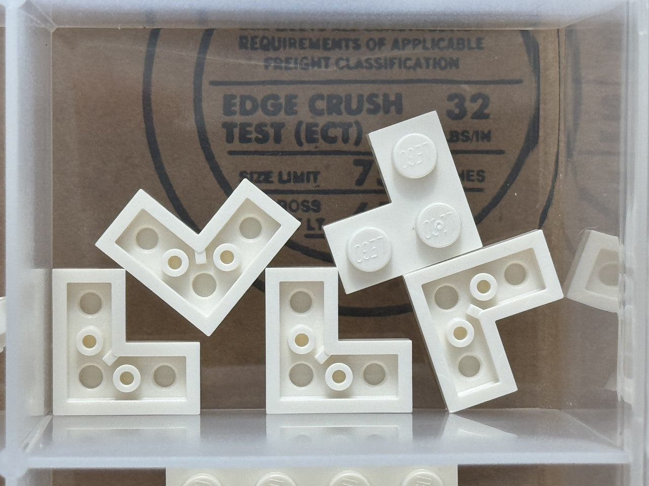 LEGO Parts - White Plate 2 x 2 Corner - No 2420 - QTY 5
