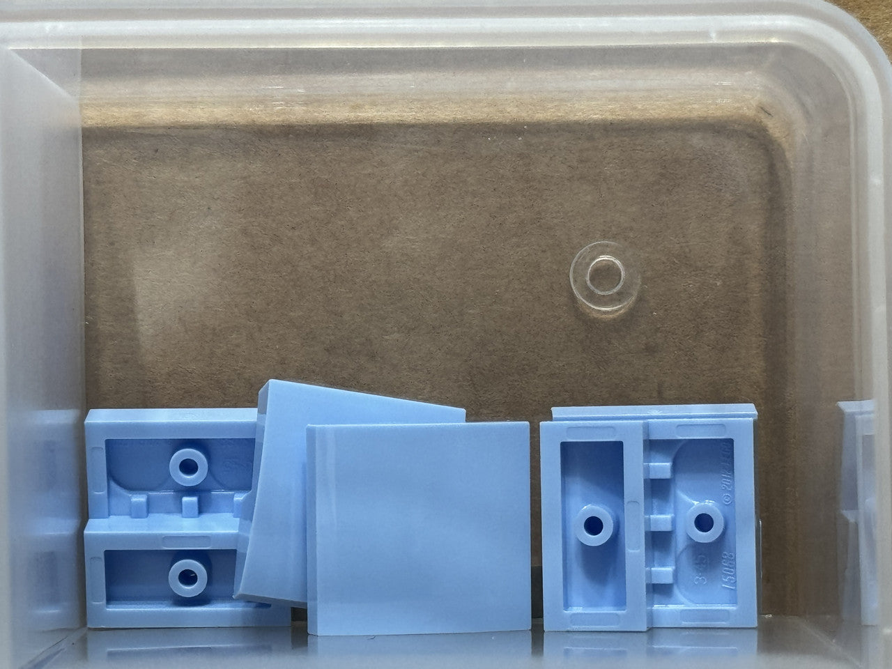 LEGO Parts - Bright Light Blue Slope, Curved 2 x 2 x 2/3 - No 15068 - QTY 5