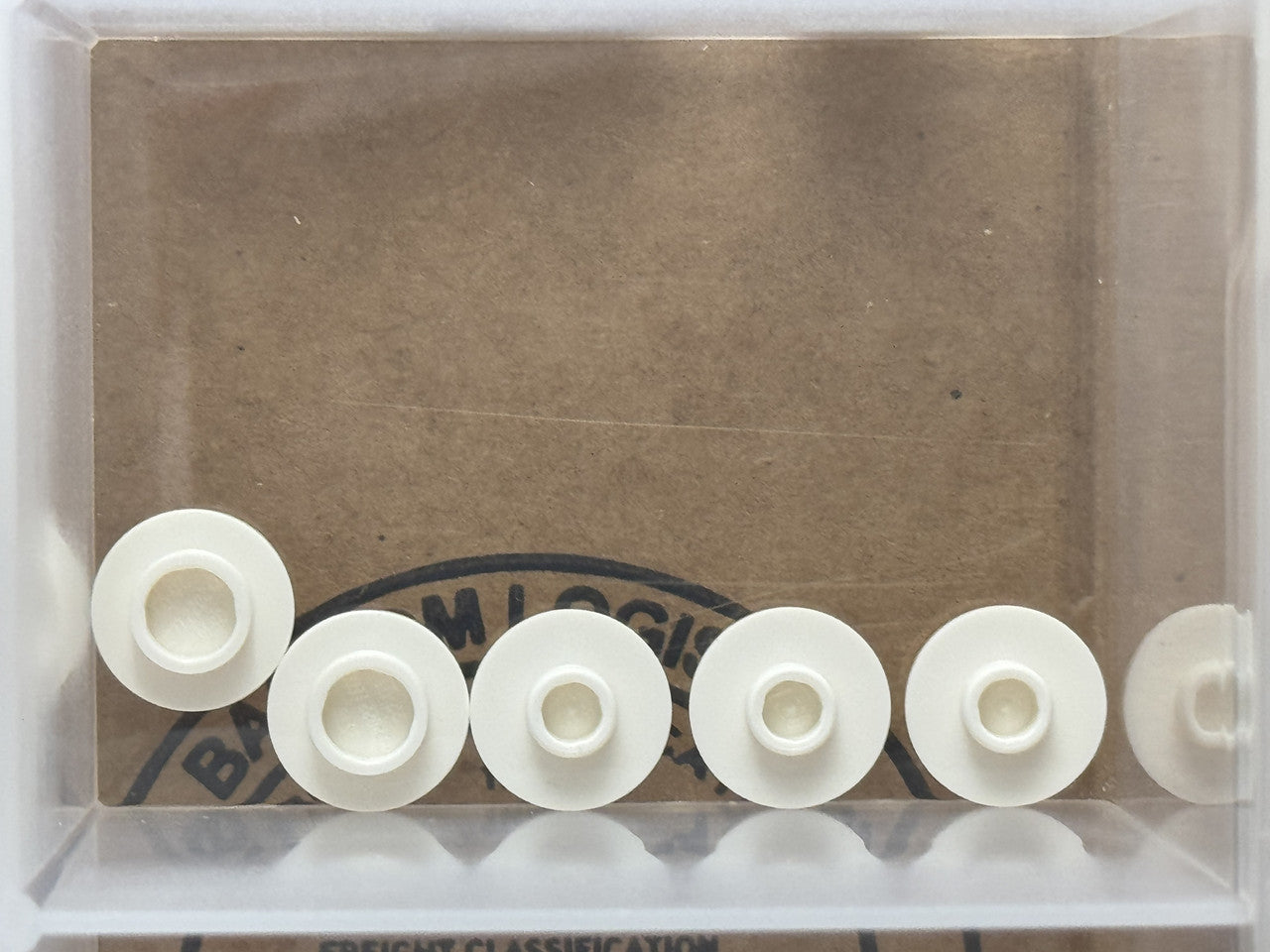 LEGO Parts - White Minifigure Tea Saucer with Hollow Stud - No 38799 - QTY 5