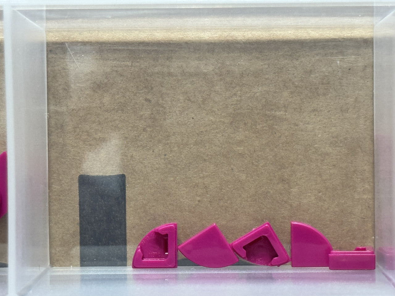 LEGO Parts - Magenta Tile, Round 1 x 1 Quarter - No 25269 - QTY 5