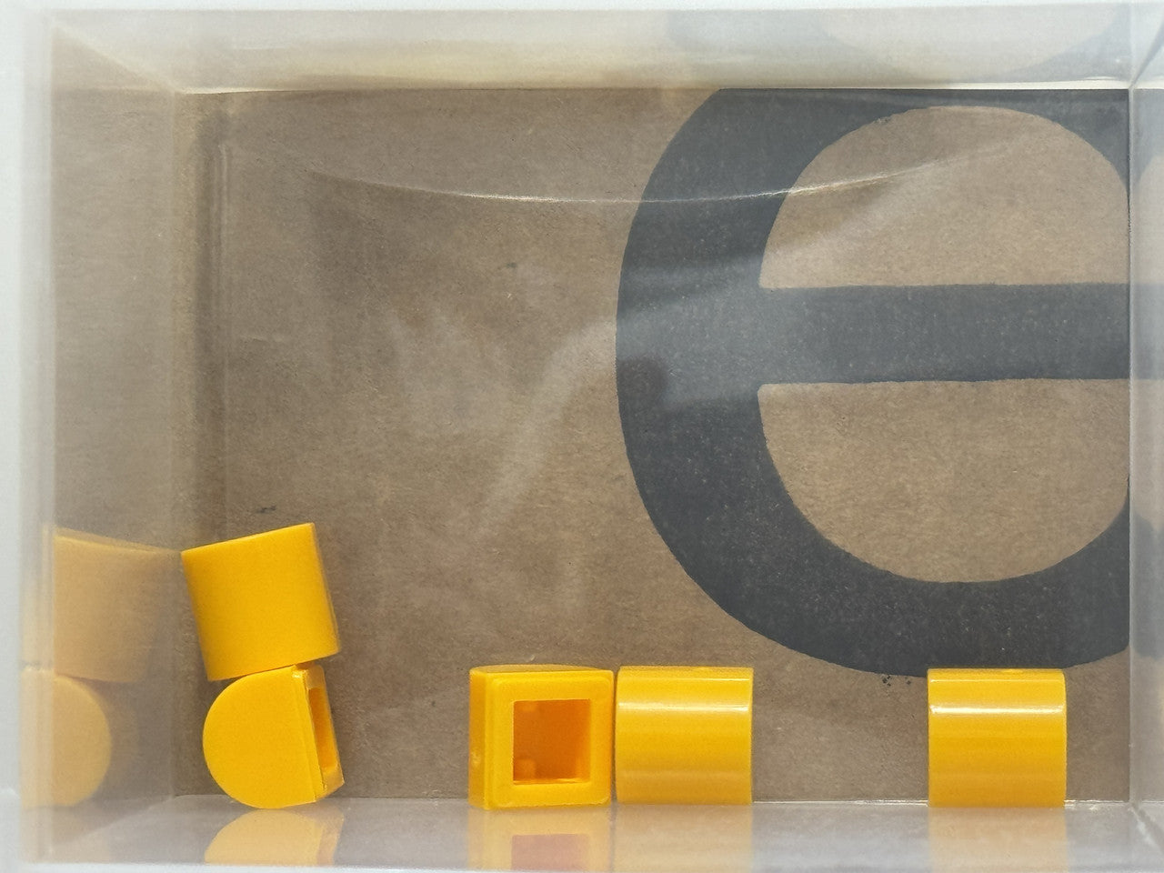 LEGO Parts - Bright Light Orange Slope, Curved 1 x 1 Double - No 49307 - QTY 5