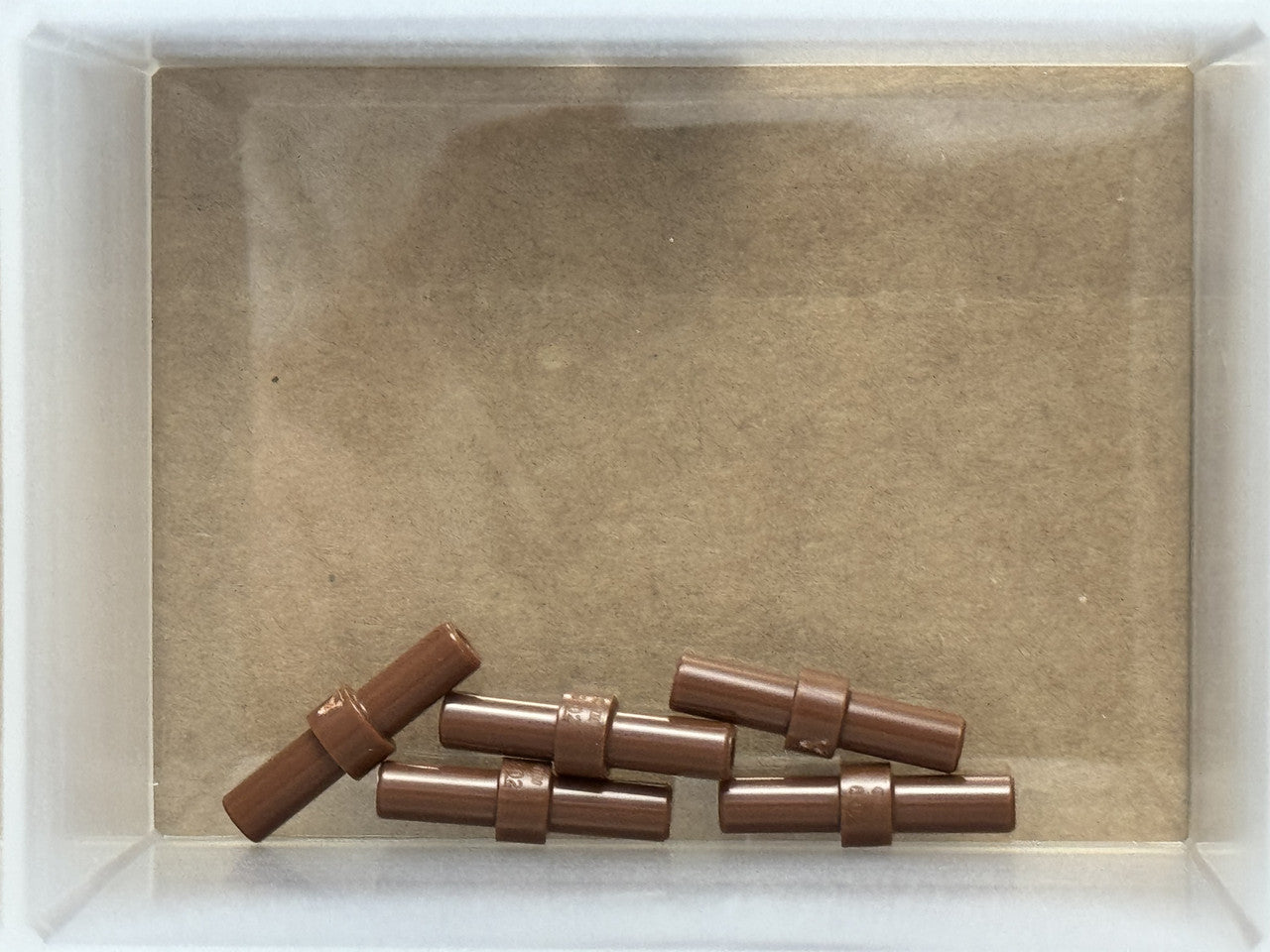 LEGO Parts - Reddish Brown Bar 2L with Stop Ring - No 78258 - QTY 5