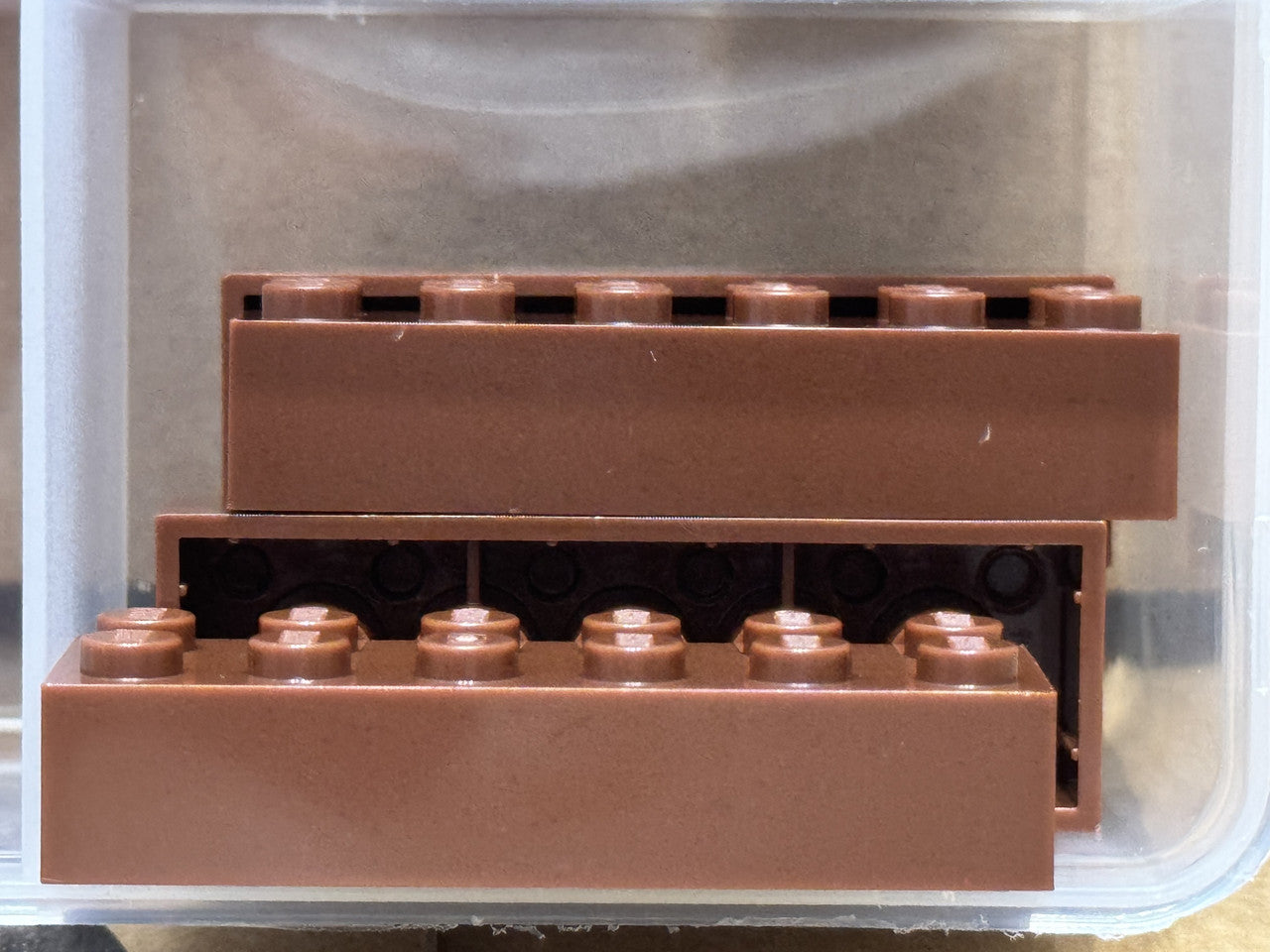 LEGO Parts - Reddish Brown Brick 2 x 6 - No 2456 - QTY 5