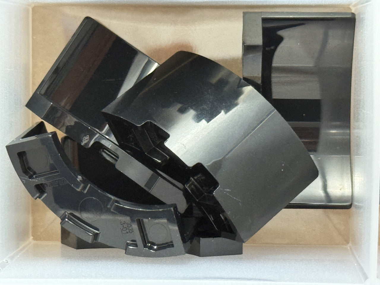 LEGO Parts - Black Panel 3 x 3 x 2 Corner Convex - No 3535 - QTY 5