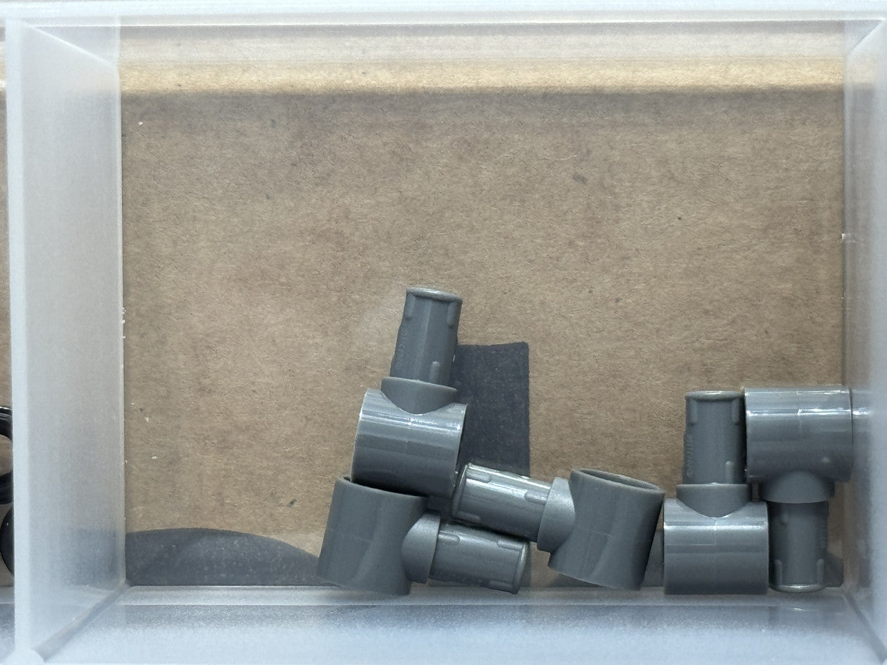 LEGO Parts - Dark Bluish Gray Technic, Pin and Pin Hole - No 15100 - QTY 5