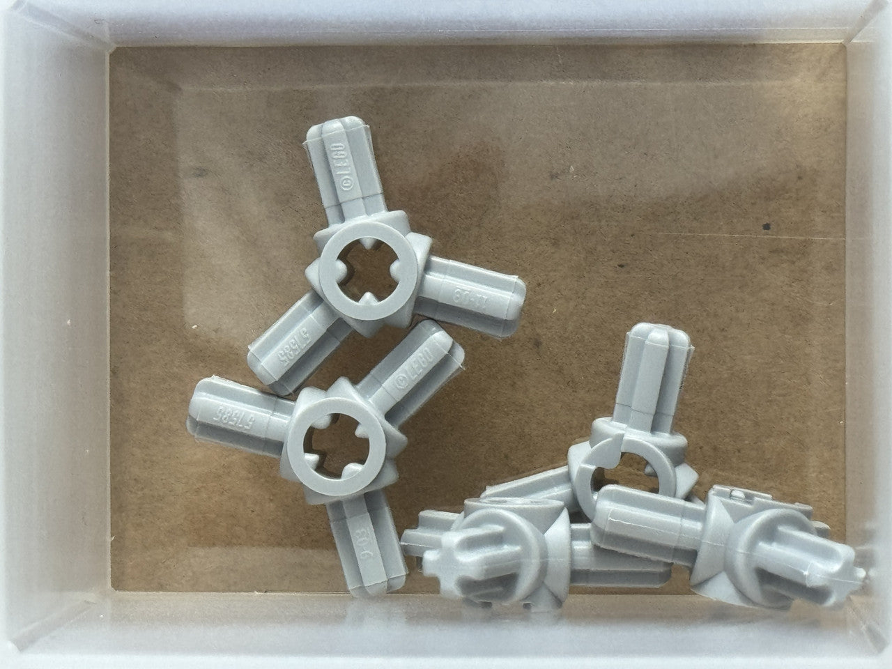 LEGO Parts - Light Bluish Gray Technic, Axle Hub 3 Axles - No 57585 - QTY 5